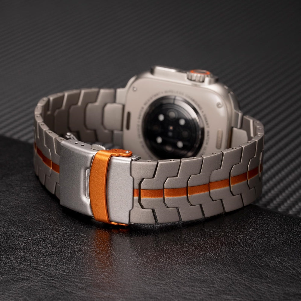 Sleek Titanium Apple Watch Band